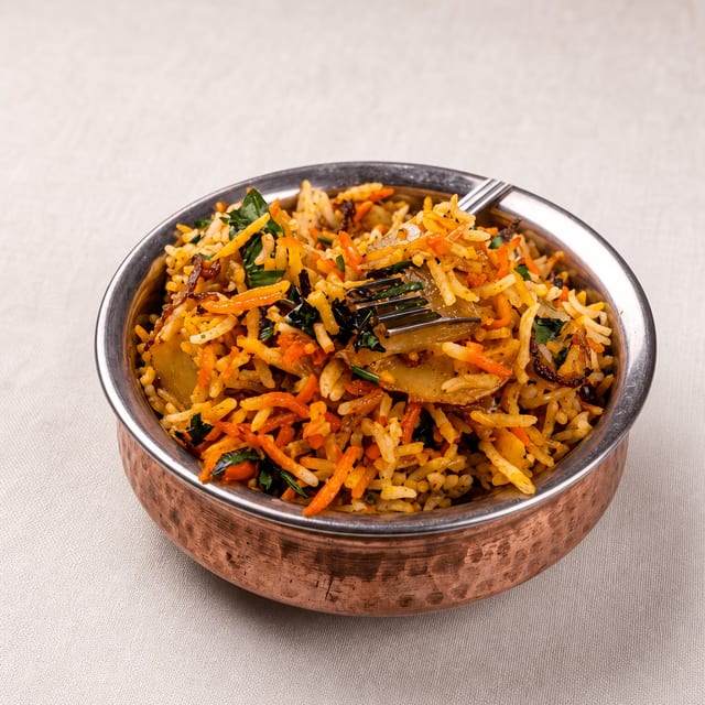 Vegetable Biryani.