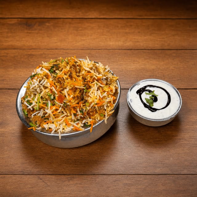 Goat Biryani.