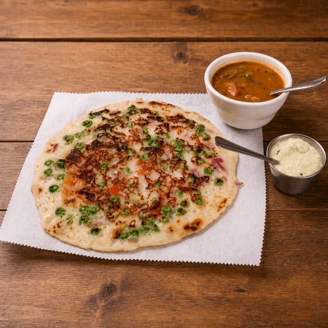 Vegetable Uttappam.