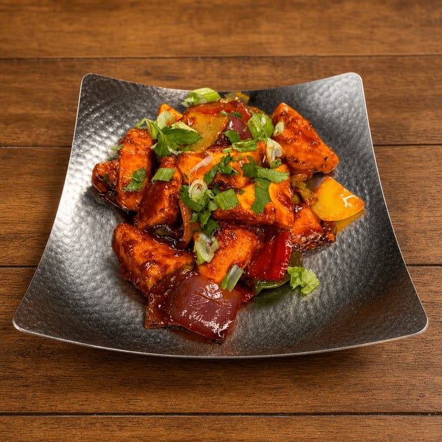 Chilli Paneer Entree.
